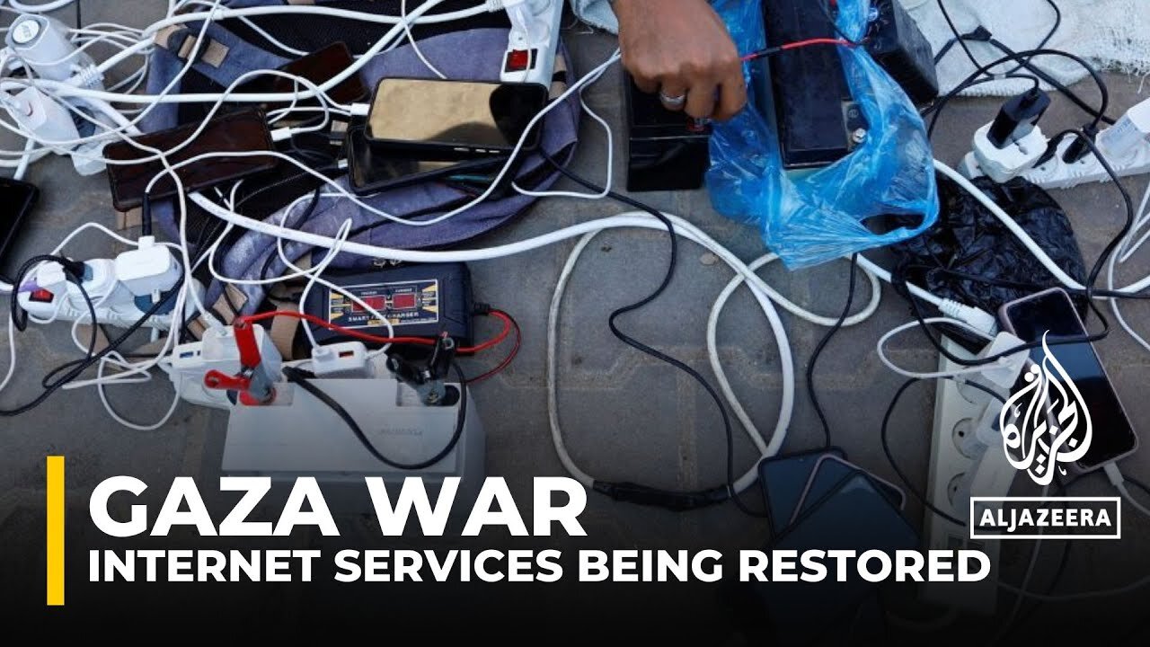 Gaza is back’_ Internet connectivity being restored to bombarded enclave