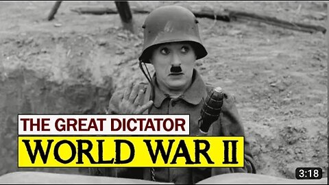 Charlie Chaplin - World W,ar II (HD) "The Great Dictator"