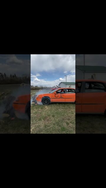 Burnout with Tim’s car #shorts