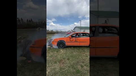 Burnout with Tim’s car #shorts