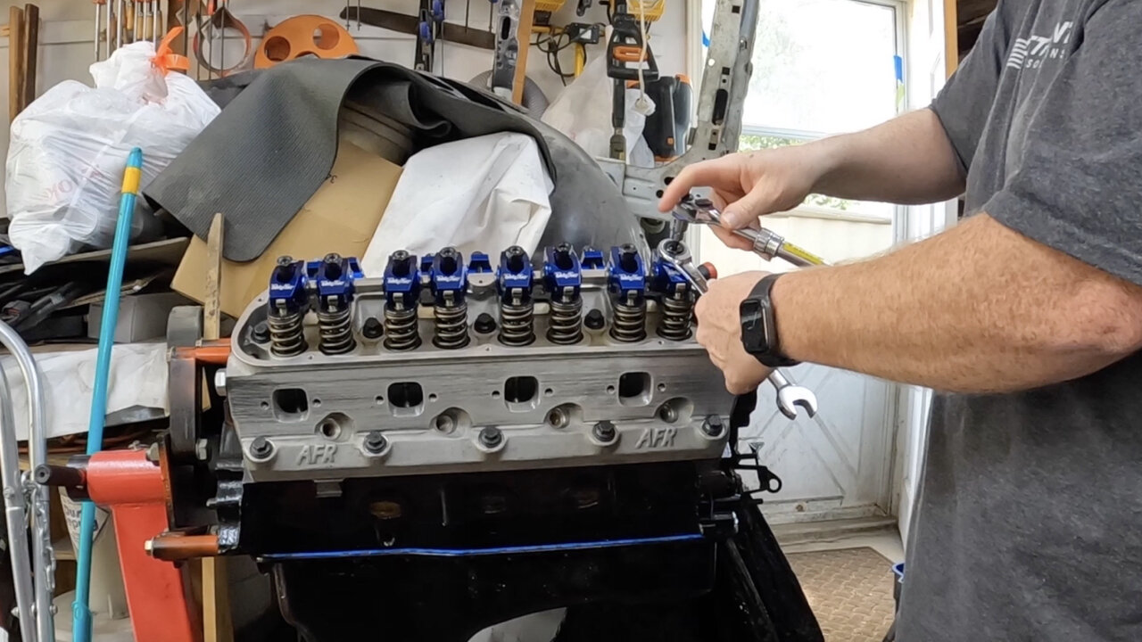 Foxbody 347 Adjusting Valves. Engine Back Together Again