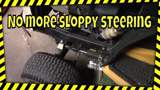 How to fix loose steering on a Cub cadet 3200 #cubcadet #smallenginerepair