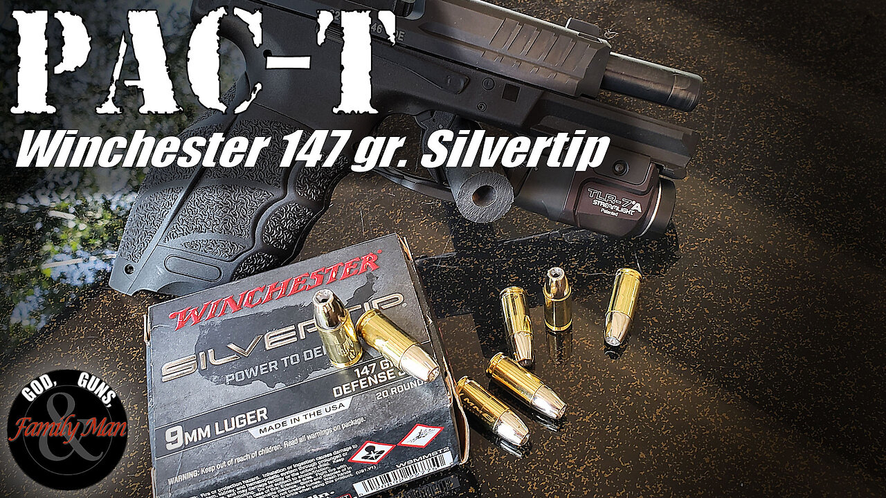 PAC-T testing the 147 gr. Winchester Silvertip (9mm)