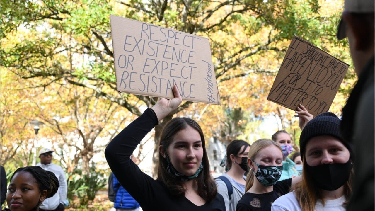 anti-racism protest @Stellenboch University