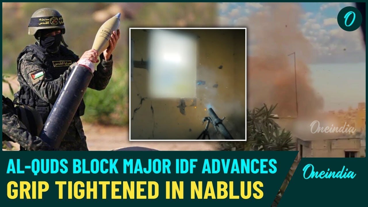 VIDEO| Al-Quds Mujahideens Repel Israeli Raids in Nablus, Trigger Mass Destruction in IDF Camps