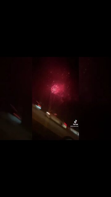 Pacific Coastal Highway Fireworks Show