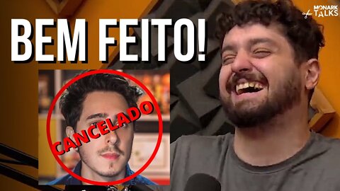 FELIPE CASTANHARI CANCELADO | Cortes do Monark Talks