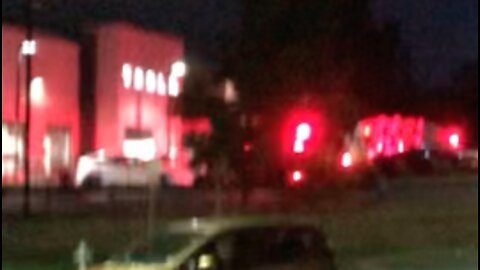 Fire Department Visits Tesla Dealership