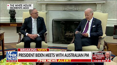 Biden, Reading From Pre-Written Notes, Rambles About Climate To Australian Prime Minister