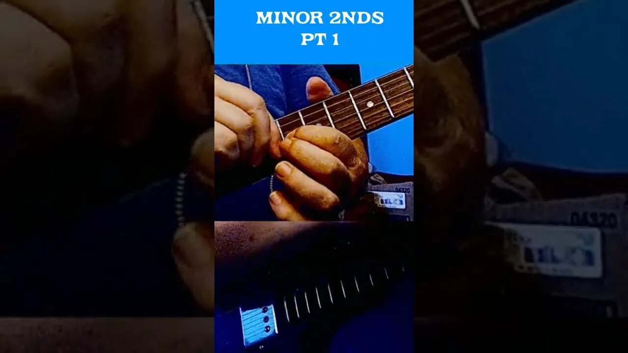 Minor 2nd Intervals On Guitar Pt 1 By Gene Petty #Shorts