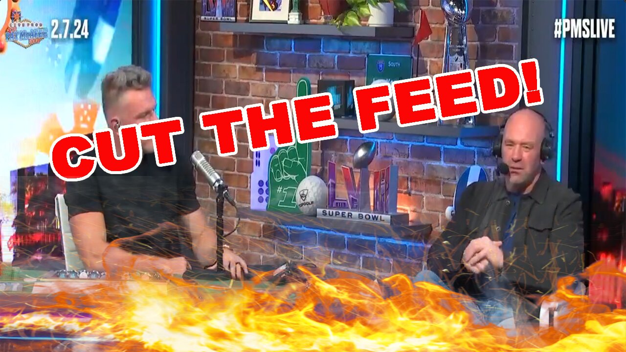 ESPN SHOCKS everyone! They CUT AWAY from Dana White as he SLAMS the Media on The Pat McAfee Show!