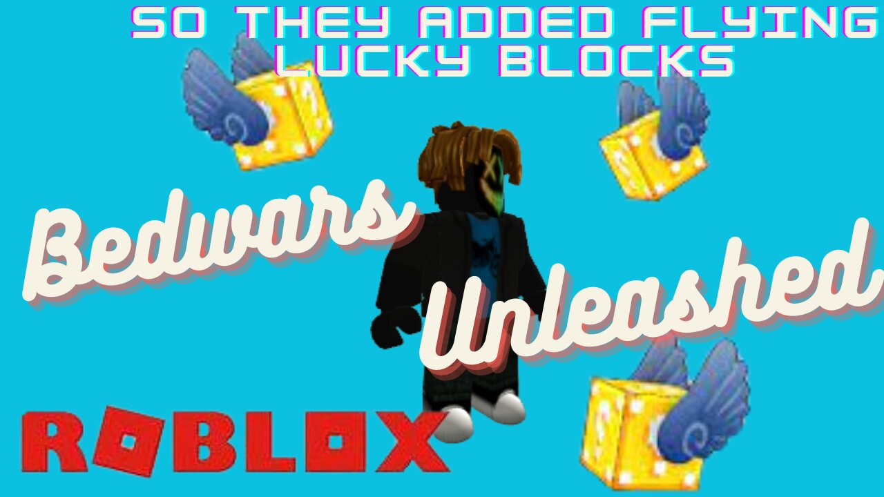 Roblox Bedwars - So They Added Flying Lucky blocks