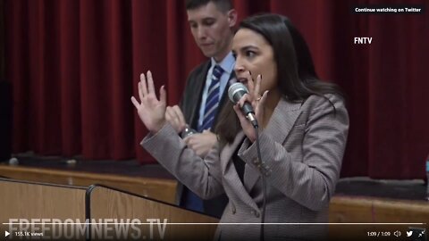 AOC gets shouted off the stage by her district Ohio Supreme court just disbared