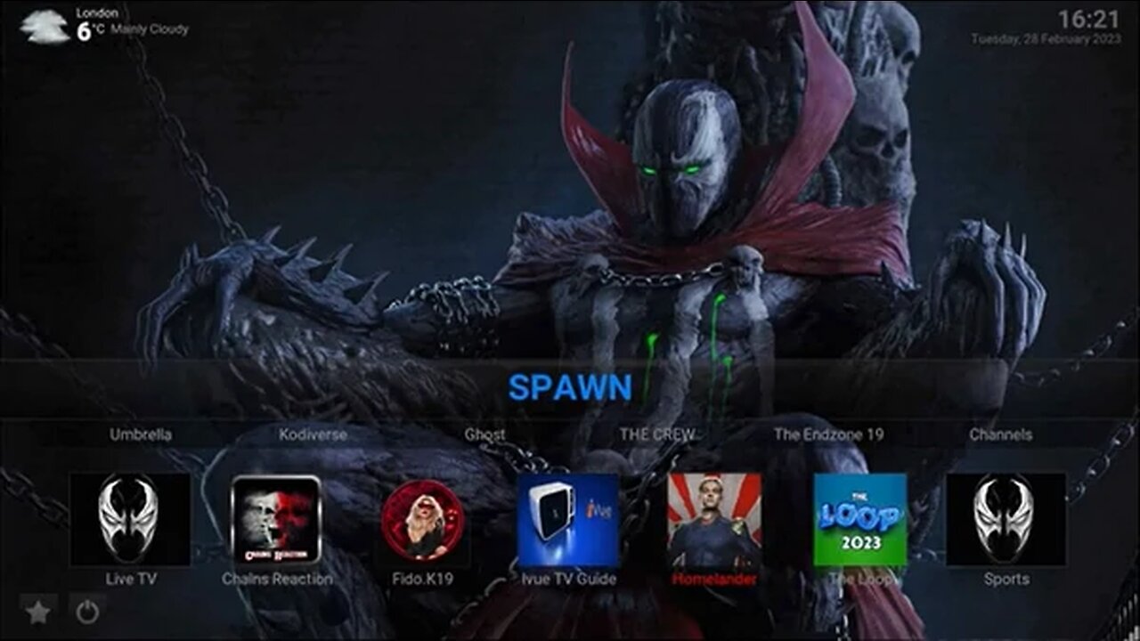 Spawn Kodi Build