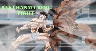 Baki Hanma vs Biscuit Oliva fight scene