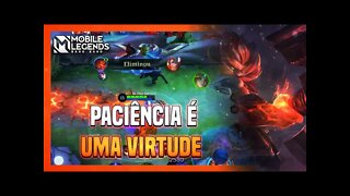 TIVE QUE JOGAR ESSA PARTIDA NA PACIÊNCIA PRA GANHAR | MLBB