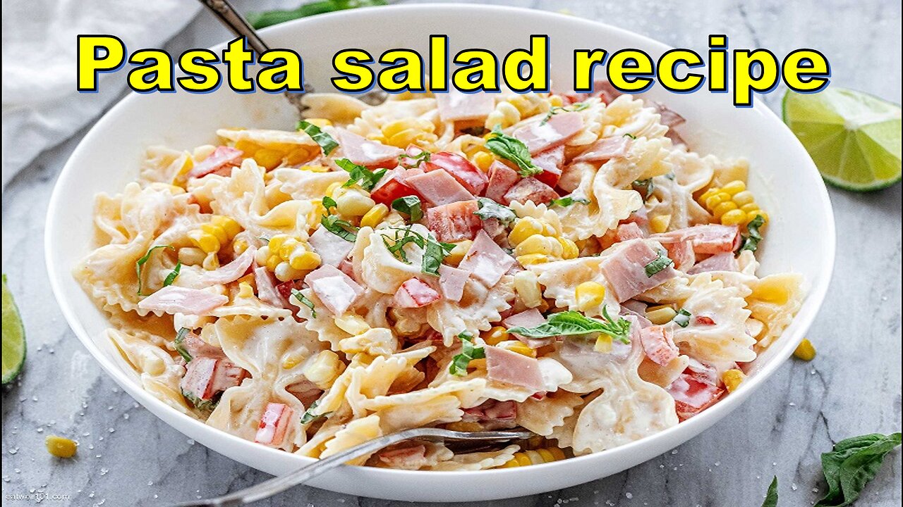 Pasta Salad Perfection: Unveiling the Secret Sauce Recipe!-4K