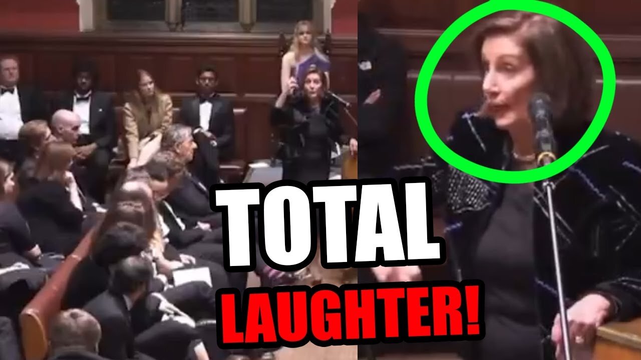 THE ENTIRE AUDIENCE LAUGHED AT HER SPEECH! LOL