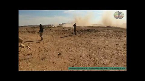 18+： Iraqi fighters ambush ISIS ⧸ DAESH gang in western Iraqi desert