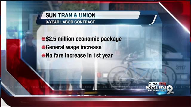 Sun Tran Update: Teamsters vote yes to new 3-year labor contract