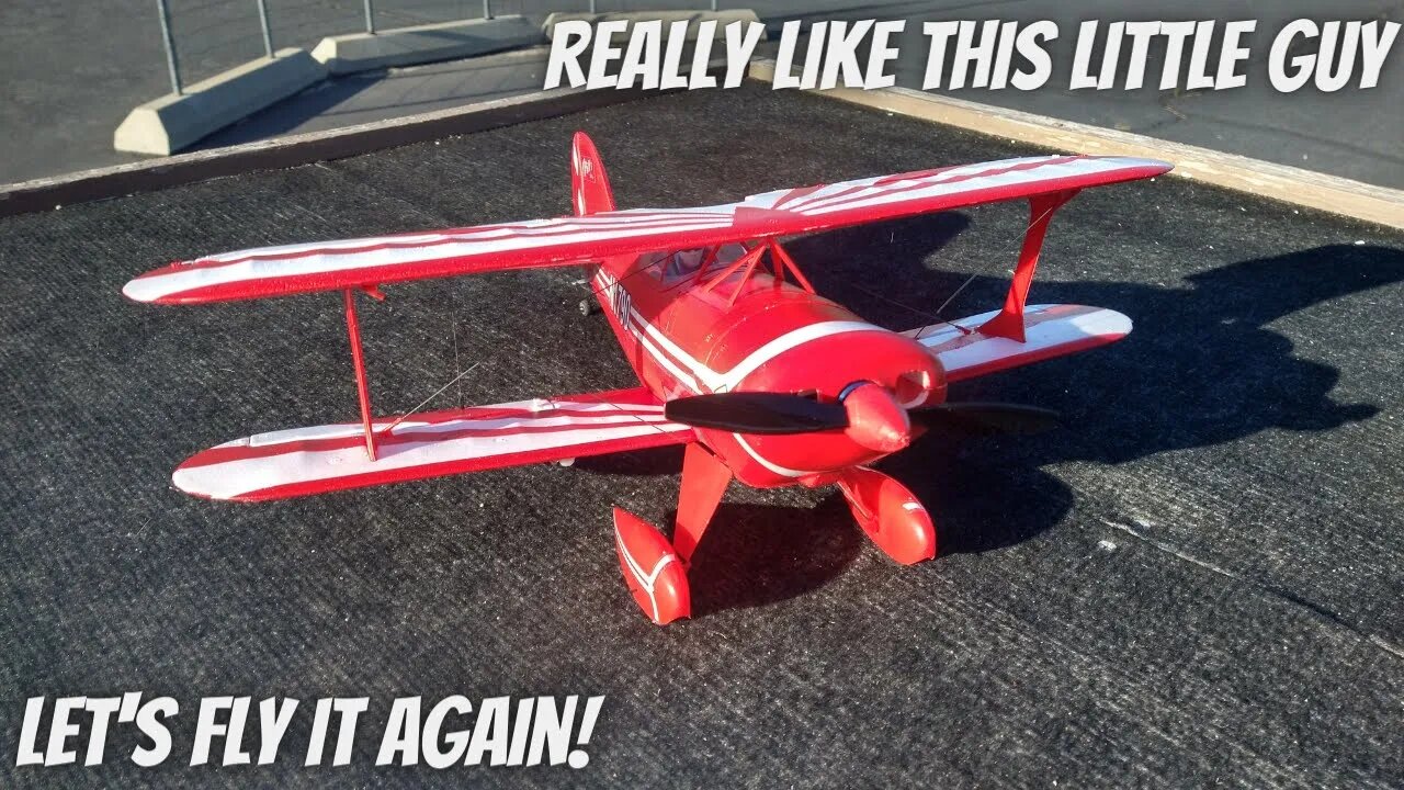 Really liking this little guy! The Eflite UMX Pitts V2.