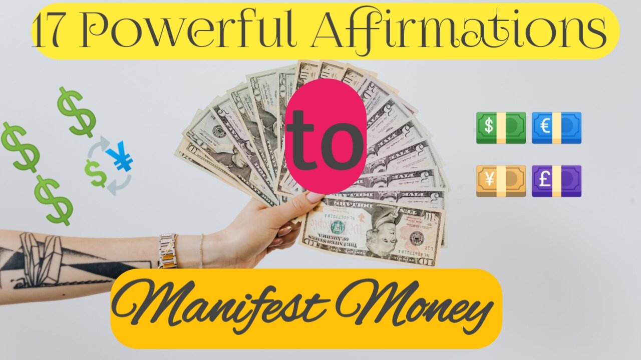 17 Powerful Affirmations to manifest money #soulguidance #thesecret