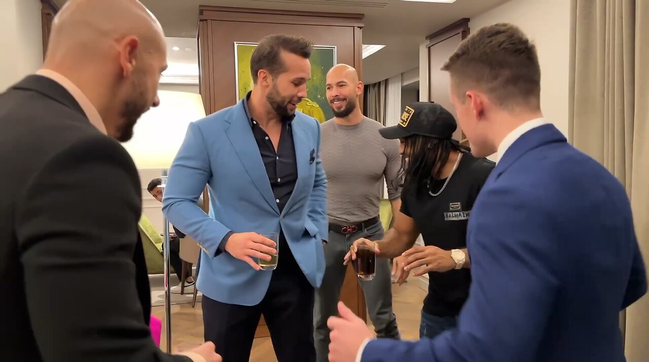 Me and my friends after we listened to the Tate brothers 💫