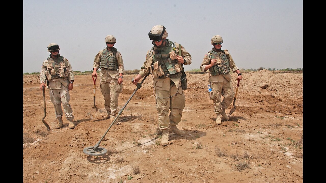 US army veteran explains how he finds russian land mines hidden in Ukraine