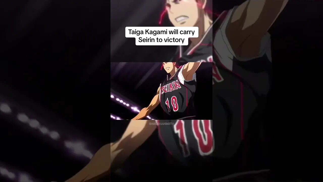 Taiga Kagami will carry Seirin to victory 😤 #anime #kurokonobasket #fyp