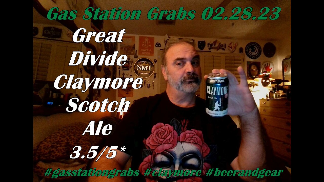 02.28.23 Gas Station Grabs: Great Divide Claymore Scotch Ale 3.5/5*