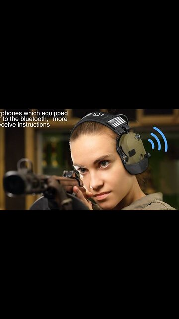 Smart Electronic Anti Noise Shooting Headphones with Adjustable Range