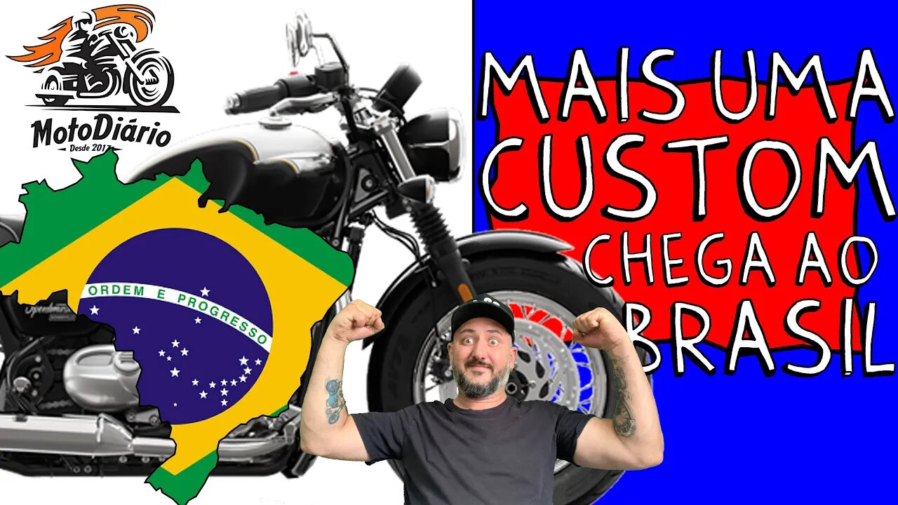 LIGA PRO GERENTE: Mais uma CUSTOM 1200cc chega com os DOIS pés ao BRASIL custando 64 mil