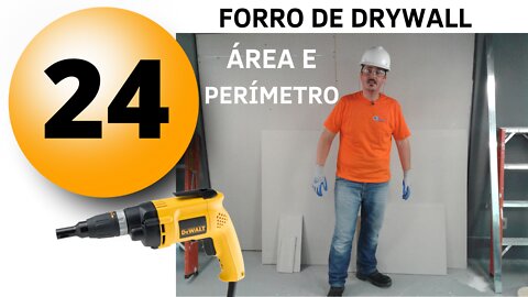 Como Fazer Forro de Drywall Passo a Passo Aula 24