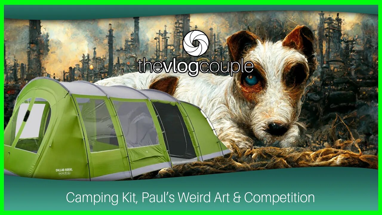 Camping kit and creating weird art!