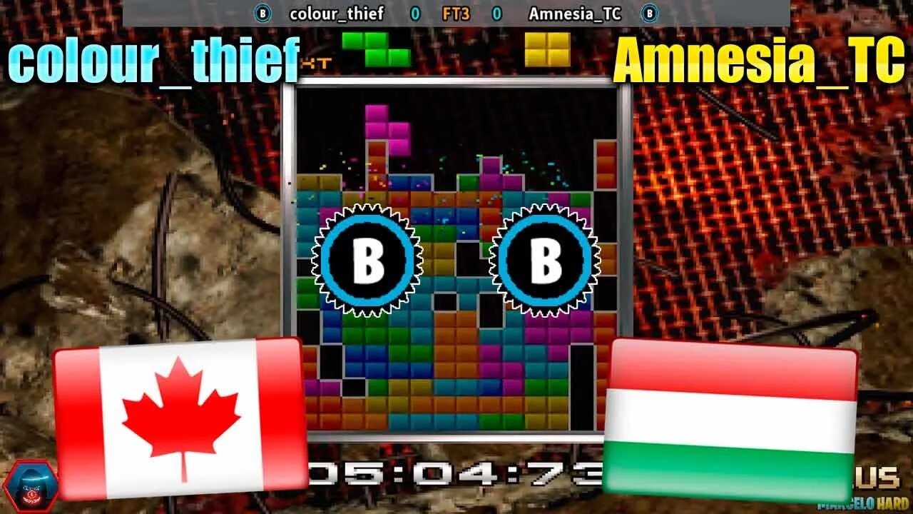 Tetris the Absolute The Grand Master 2 PLUS (colour_thief Vs. Amnesia_TC) [Canada Vs. Hungary]