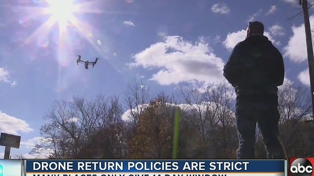 Drone return policies stricter than expected