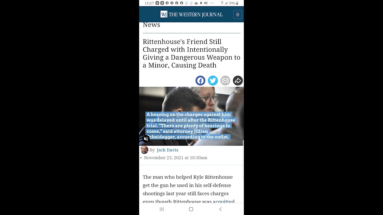 Friend Of Rittenhouse Still On Trial