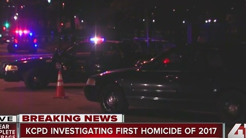 KC police investigating first homicide of 2017