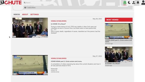Previously deleted videos are on BitChute now