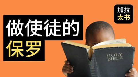 【大鸟 读经分享 #1】 作使徒的保罗 现在还有 使徒 吗？加拉太书 1：1