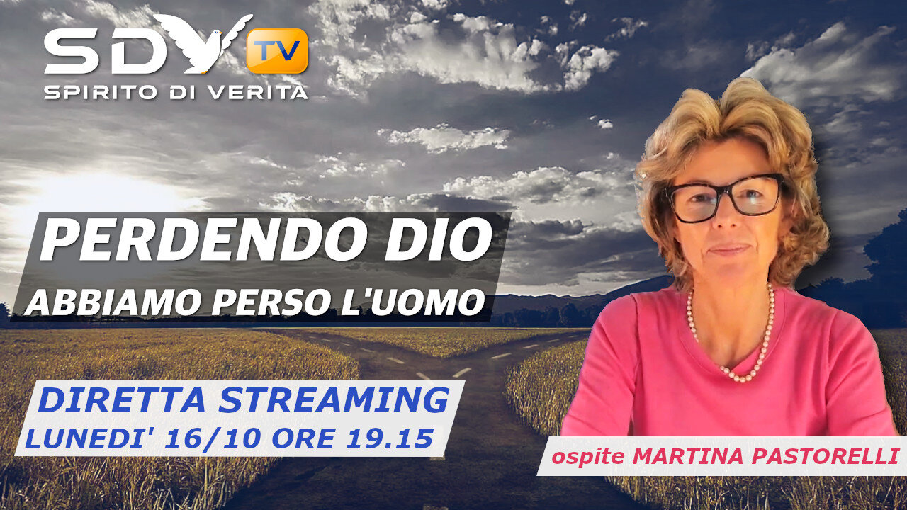 PERDENDO DIO ABBIAMO PERSO L'UOMO - con Martina Pastorelli giornalista