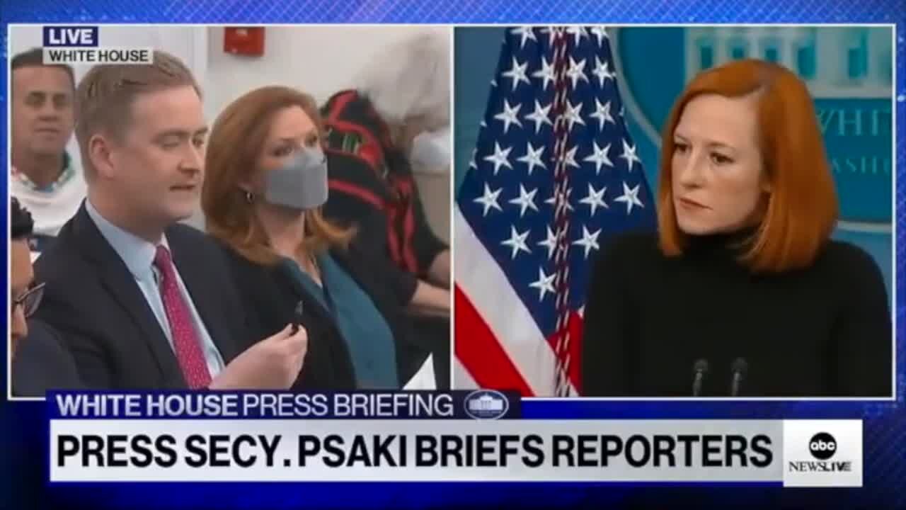 Doocy To Jen Psaki: Why Can We Sit Maskless In The White House But People In Airplanes Can'T?