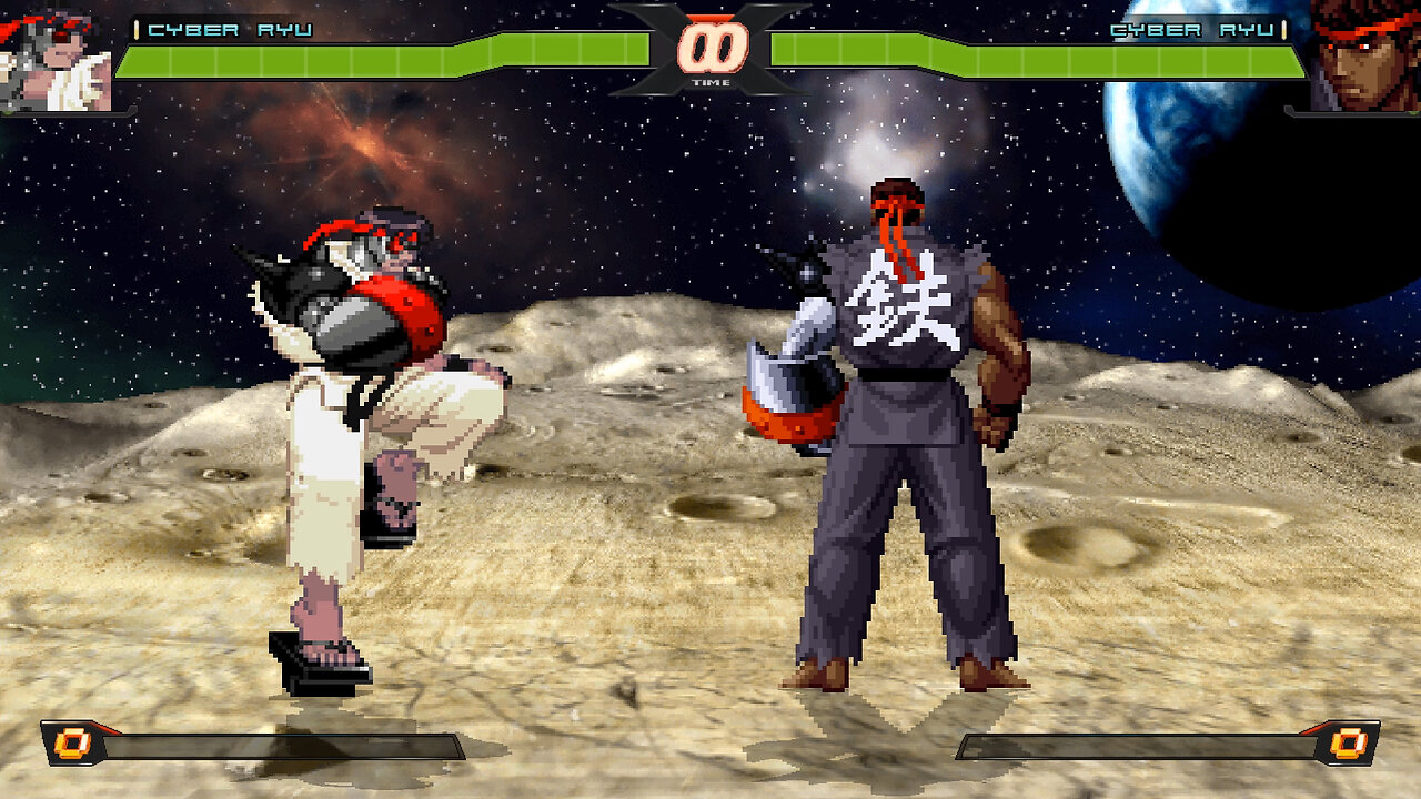 MUGEN - Cyber Ryu vs. Cyber Ryu - Download