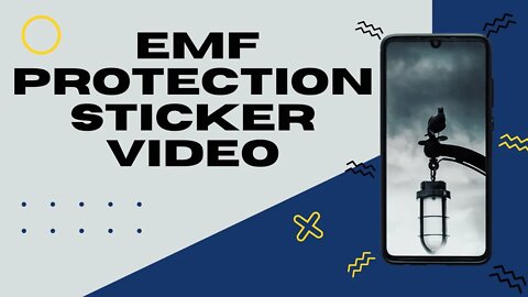 Emf Defense Negative Ions Sticker - Emf Protection Sticker Video