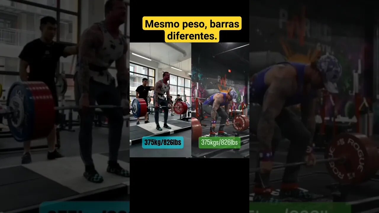 Um dos melhores powerlifters do mundo (John Haack) levantando 375kg em duas barras diferentes