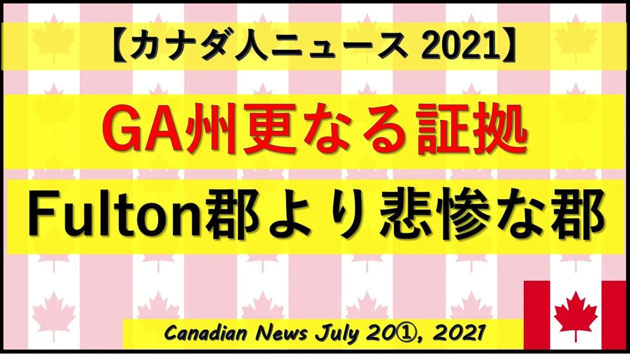 GA州更なる証拠 Fulton郡より悲惨な郡