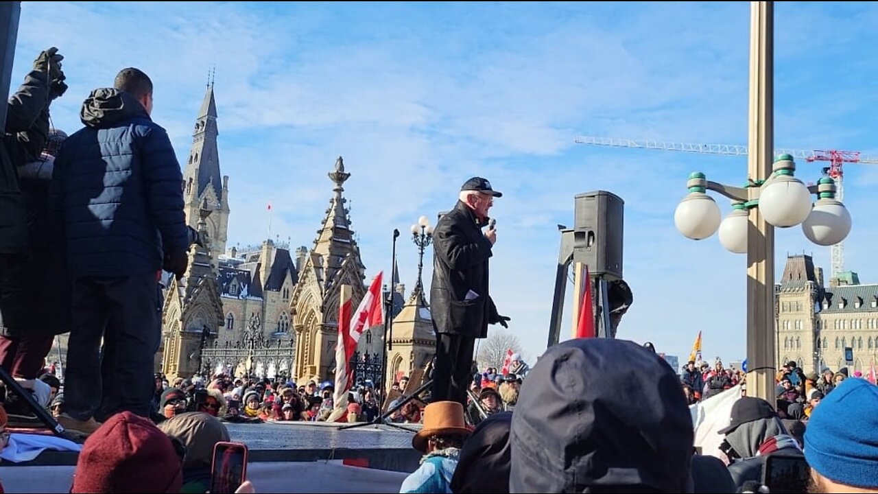 Dr. Roger Hodkinson Speaks at Freedom Convoy 2022 in Ottawa