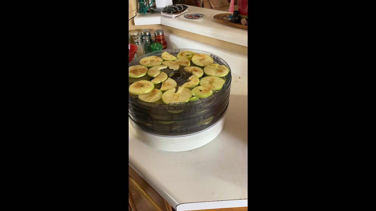 Dehydrating apples