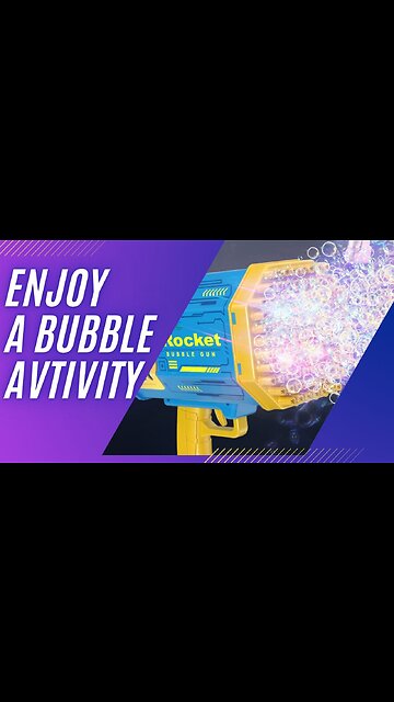 BUBBLE GUN ELECTRIC AUTOMATIC