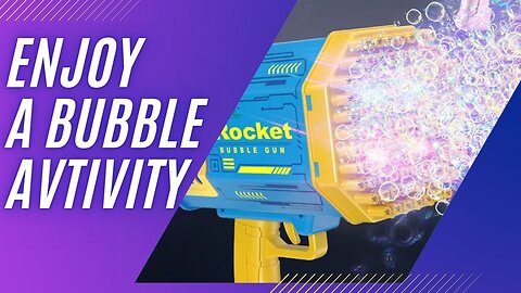 BUBBLE GUN ELECTRIC AUTOMATIC